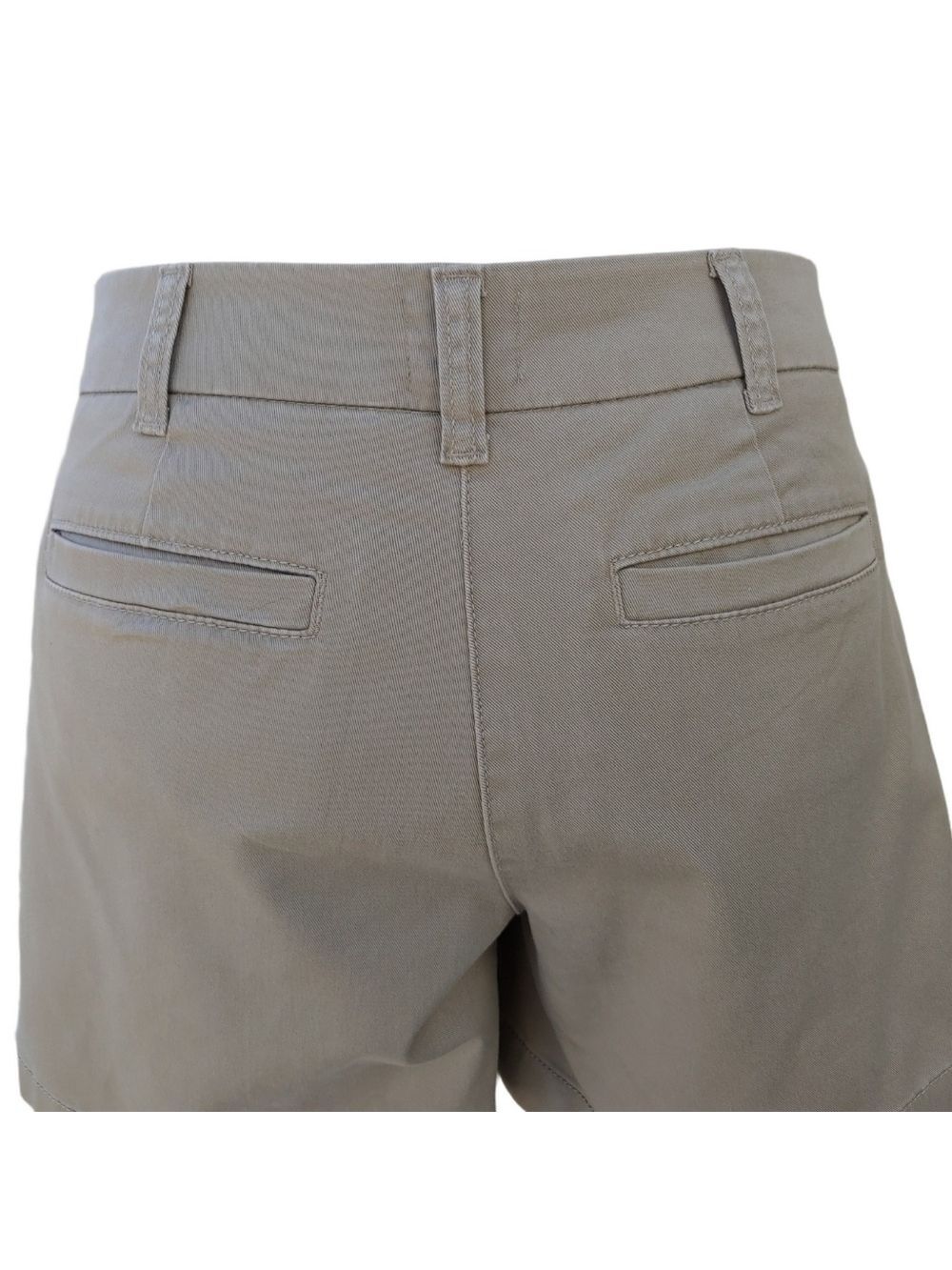 J. Crew 5" Khaki Cotton Stretch Chino Shorts in Women's Size 4 - Picture 6 of 17